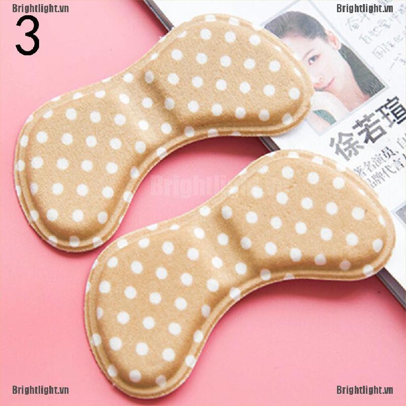 Set 2 Miếng Lót Giày Cao Gót Bằng Vải Tiện Lợi