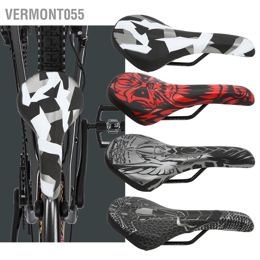 Vermont055 Ghế ngồi xe đạp ENLEE Giảm sốc Yên Đệm rộng bằng bọt thoải mái cho việc đi