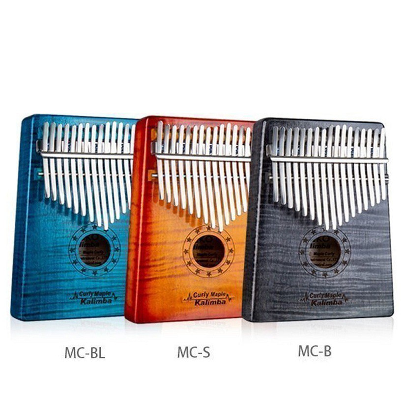 Đàn Kalimba 17 phím Gecko K17CAS Gỗ Mahogany Tặng Kèm Kèn Harmonica đủ màu cao cấp - HÀNG CÓ SẴN