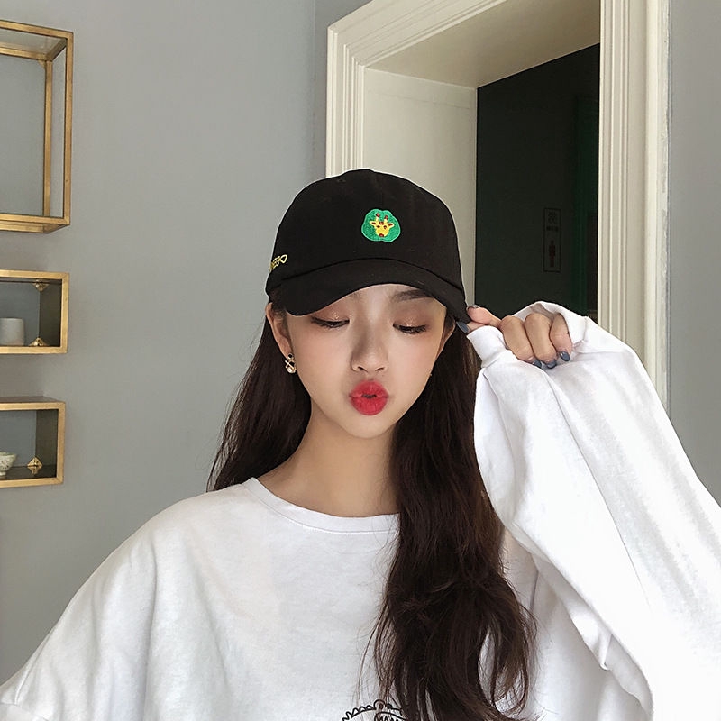 Mũ Lưỡi Trai Thêu Hình Hoạt Hình Dễ Thương