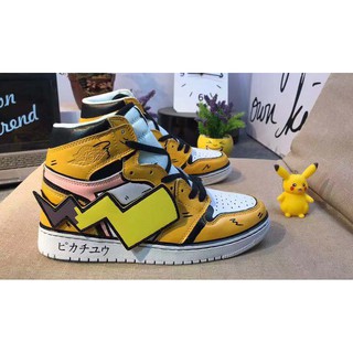 Giày Pikachu da thời trang Giày thể thao Nike Joe 1 AJ1