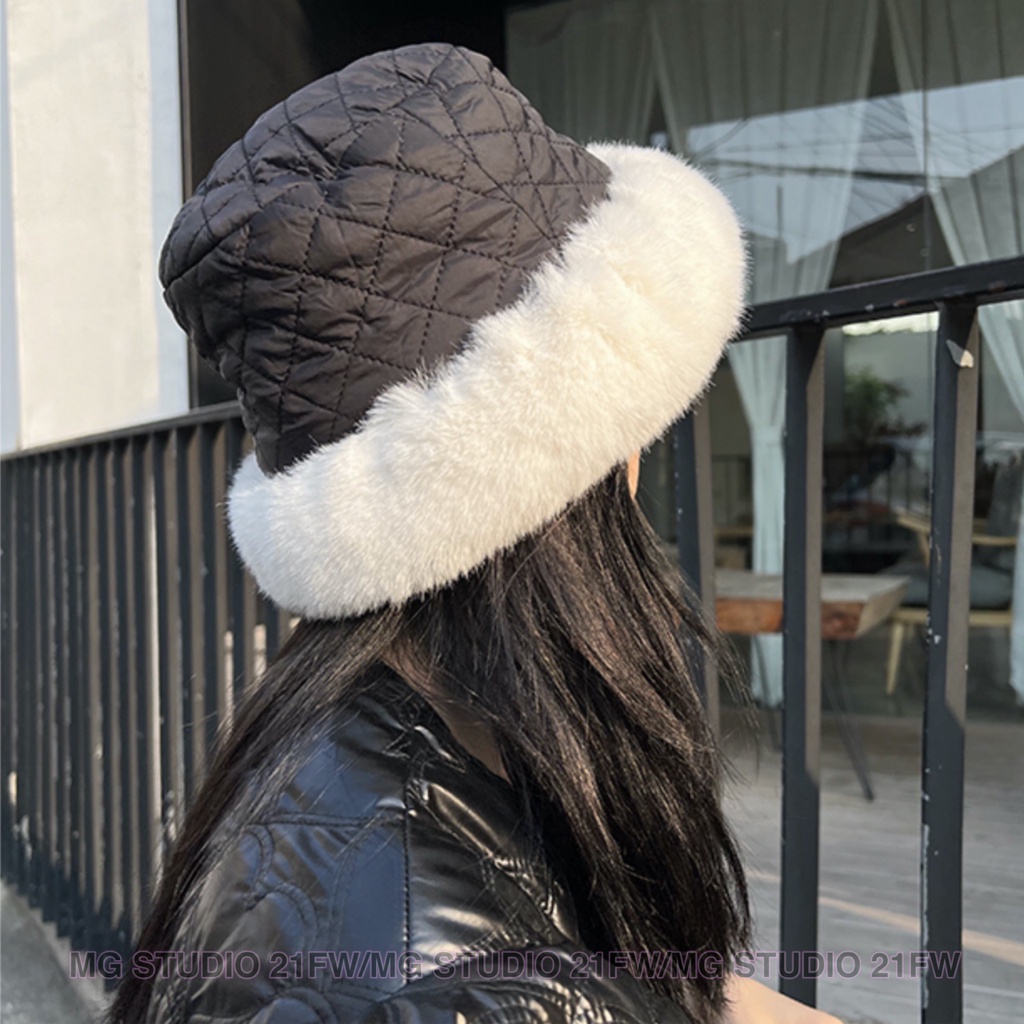 Mũ giữ ấm MG STUDIO vải bông dành cho mùa đông 3 màu sắc lựa chọn