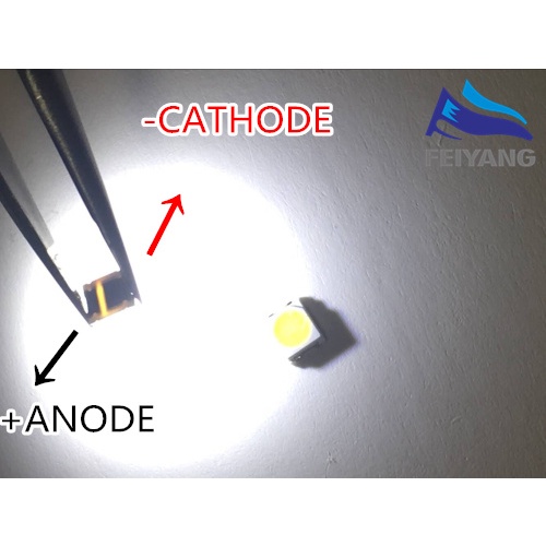 Bộ 50 đèn LED gắn sau ti vi LCD 1.5W 3V 3528 2835 148LM tiện dụng