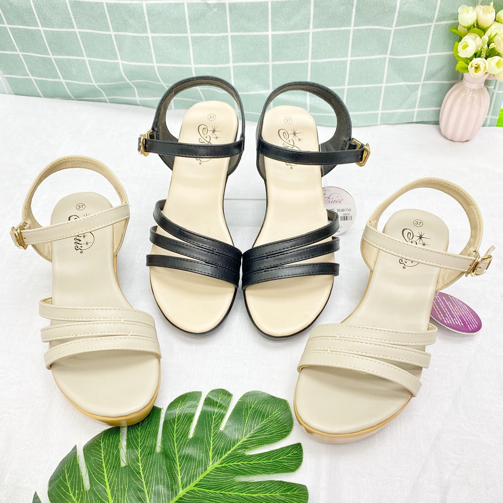 SANDAL NỮ ĐẾ XUỒNG SANG CHẢNH DPW068188 (Size 35-39)