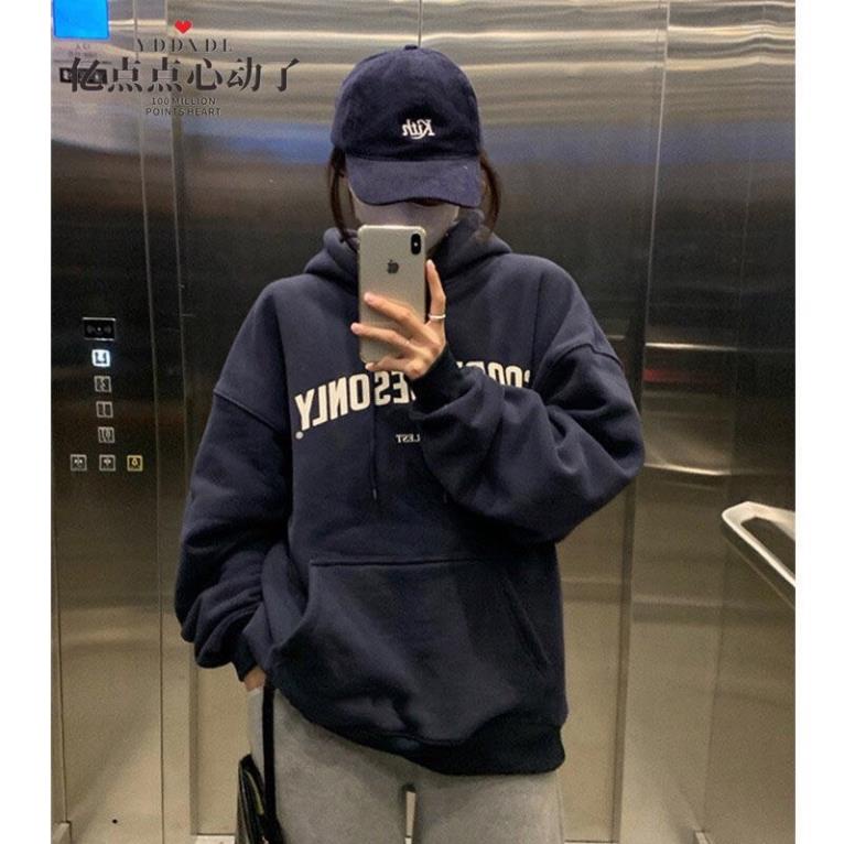 Áo Hoodie Nam Nữ, Áo Sweater Nỉ Form Rộng Unisex Chất Nỉ Ngoại Siêu Dày Dặn In Chữ GOODVIBES❤️