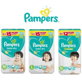 TPHCM - BỈM - TÃ DÁN PAMPERS NHẬP KHẨU SIZE M70-L68-XL60