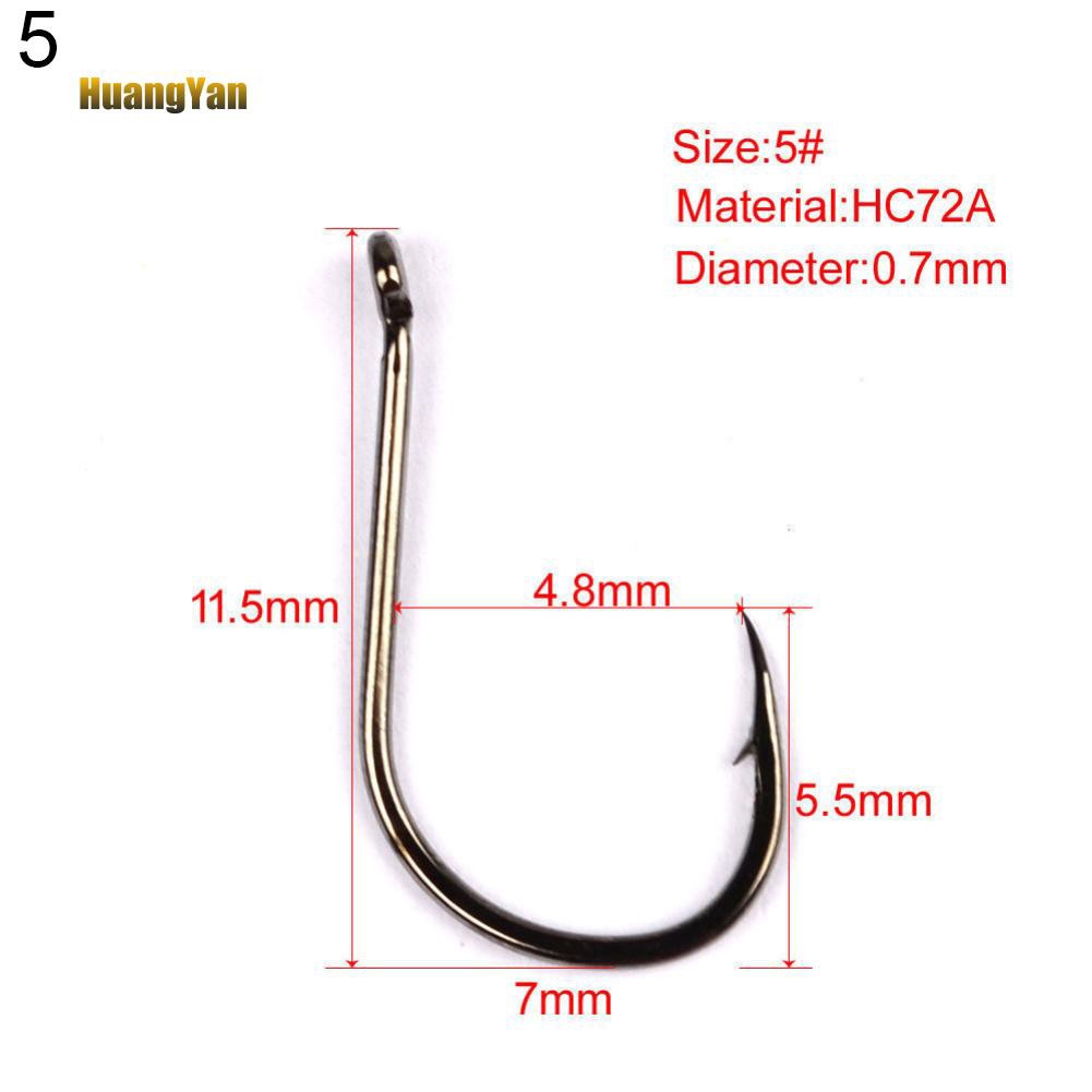 ☞Máy Đo HY HY HY HY Chất Lượng Cao☜Set 200 Lưỡi Câu Cá Bằng Thép Các Bon