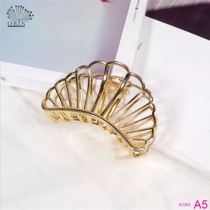 Kẹp tóc, kẹp càng cua kim loại phong cách thời trang Orin K1263