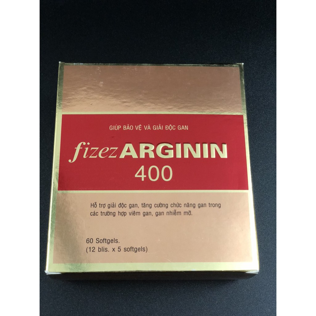 Viên uống giải độc gan, tăng cường chức năng gan Fizez ARGININ 400