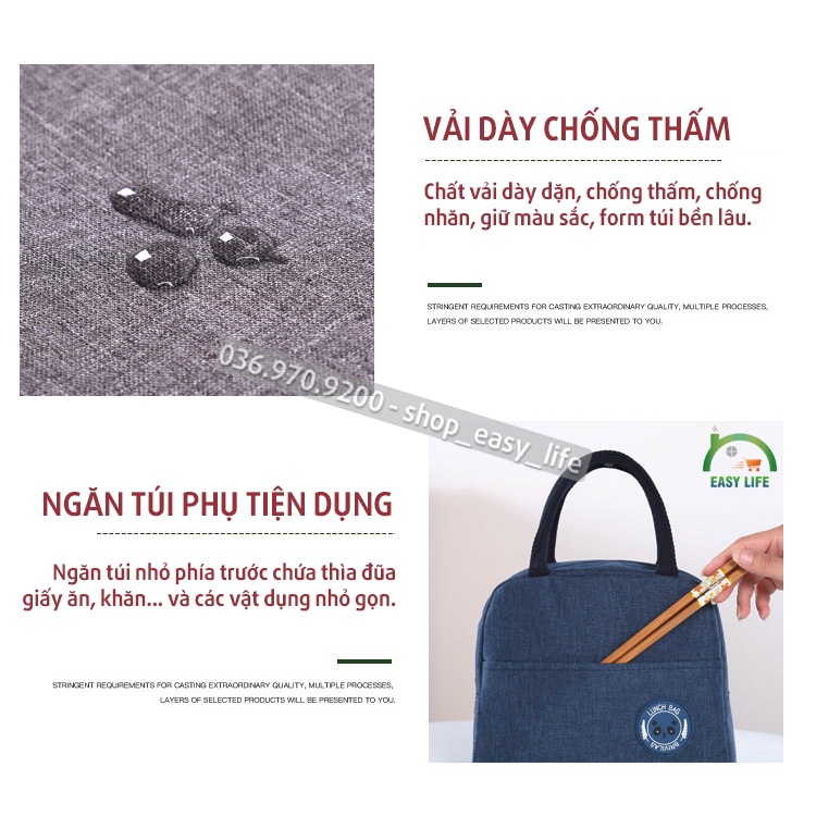 Bộ hộp cơm văn phòng thủy tinh 3 ngăn [3 ngăn 1000ml + vuông 520ml], d