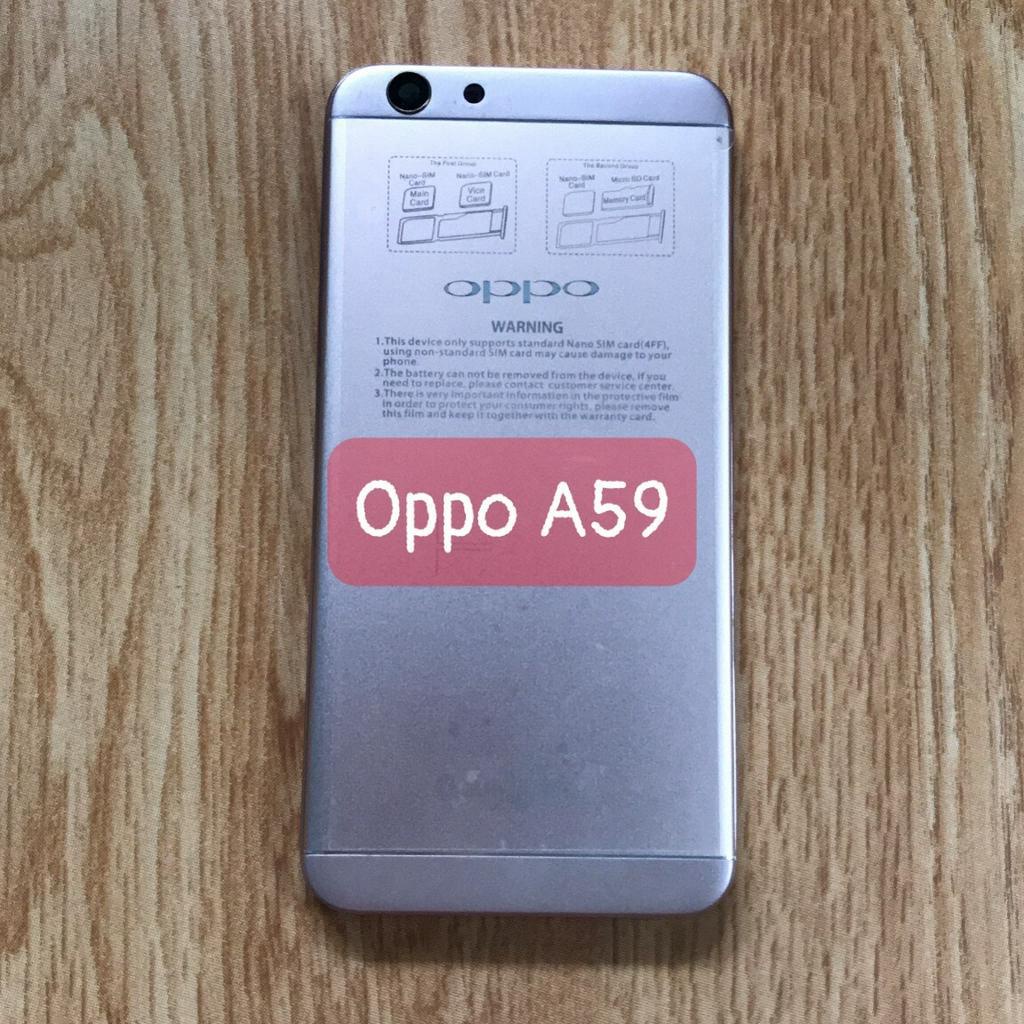 Bộ vỏ /nắp lưng / sườn máy OPPO A59 / F1S zin
