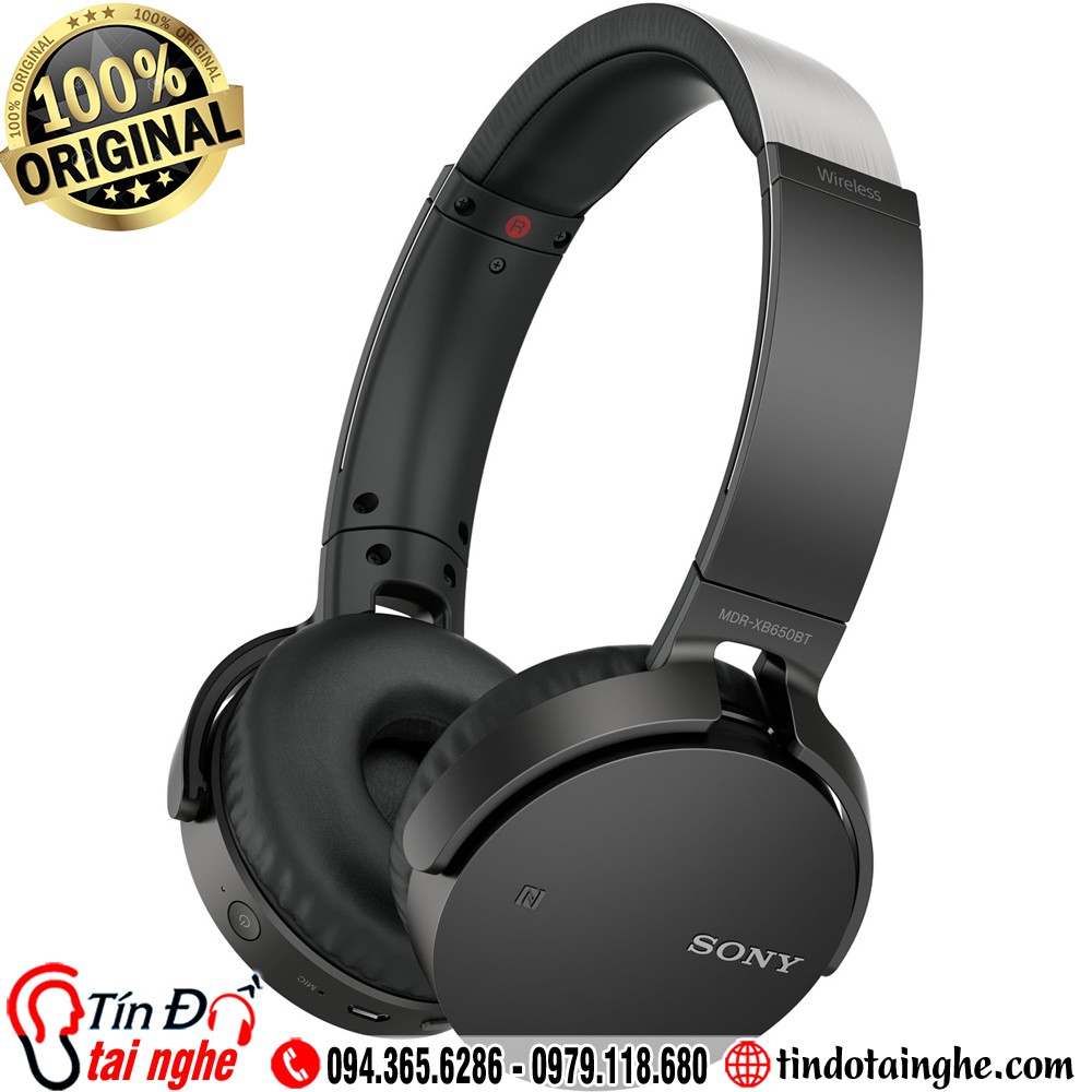 Tai nghe không dây EXTRA BASS Sony MDR-XB650BT | Chính Hãng