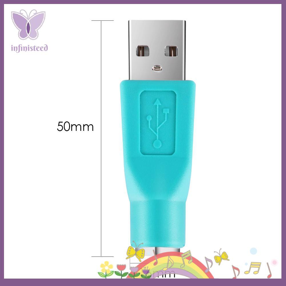 1 Đầu Chuyển Đổi Ps / 2 Female Sang Usb Male Cho Ps / 2 Old Mouse