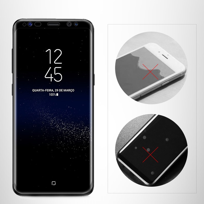 Kính Cường Lực 3D Toàn Màn Hình Cho Samsung Galaxy S8 / S9 Plus / Note 8 / 9