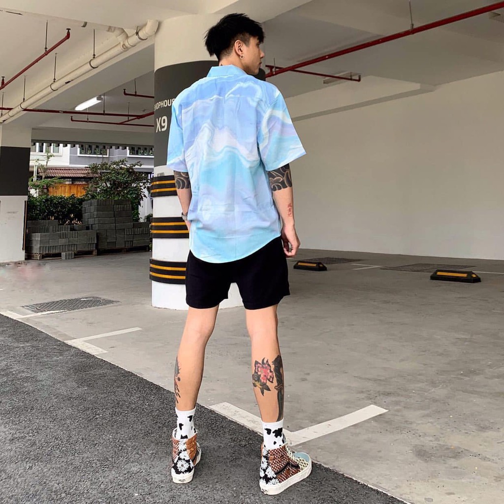 Áo sơ mi họa tiết UNICORN TIE DYE fulltag chuẩn Cao Cấp 1:1 | BigBuy360 - bigbuy360.vn