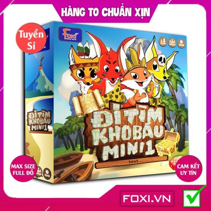 [FREESHIP HÀNG ĐẸP] Board game-Đi tìm kho báu mini 1 Foxi-đồ chơi phát triển tư duy-dễ chơi-vui nhộn-giá siêu rẻ