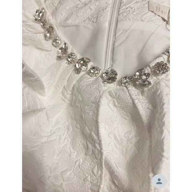 Đầm Nữ Dự Tiệc Tay Phồng JARI-CLOTHES Lửng Cổ Đính Đá Sang Chảnh