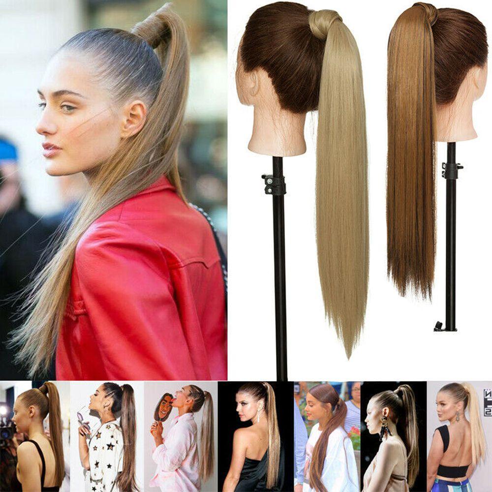 Tóc Đuôi Ngựa Giả 23.6 &quot;Chịu Nhiệt Tốt Cho Nữ
