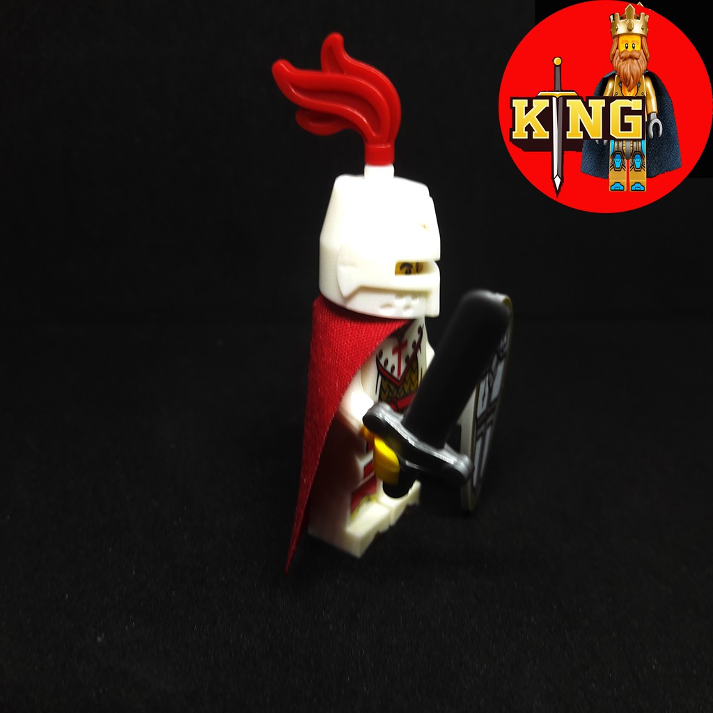 NON-LEGO Lính kiếm mũ 1 khe Kingdom Knight D818