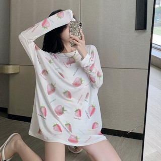 ÁO THUN QUẢ DÂU ĐÍNH ĐÁ (A2170)