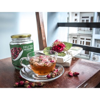 Trà hoa hồng Đà Lạt hữu cơ 200gr