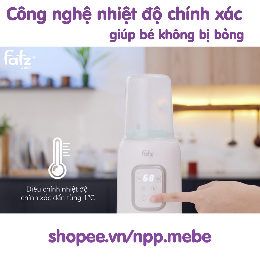 Máy hâm sữa Fatz Baby siêu tốc Mono 7 - hâm sữa, hâm thức ăn, rã đông, và tiệt trùng bình sữa