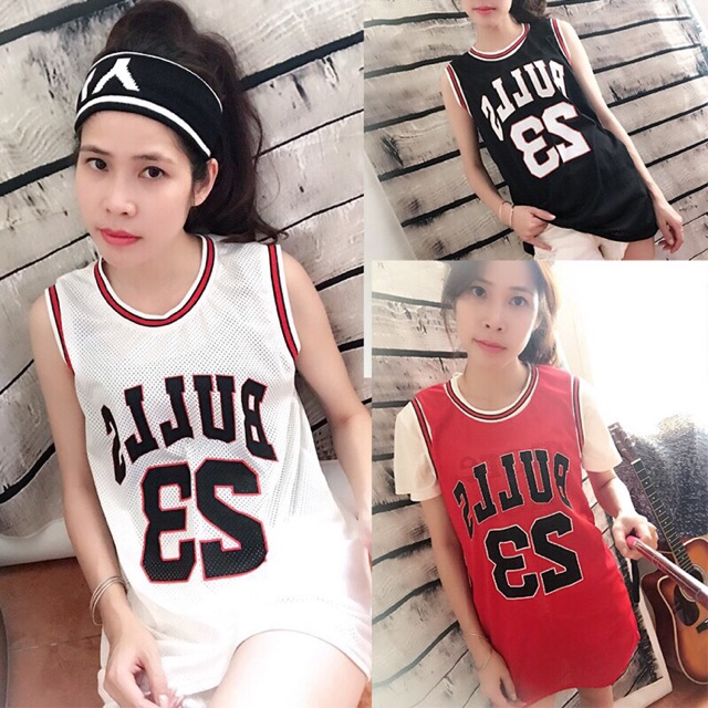 Áo Tanktop Lưới Bulls 23