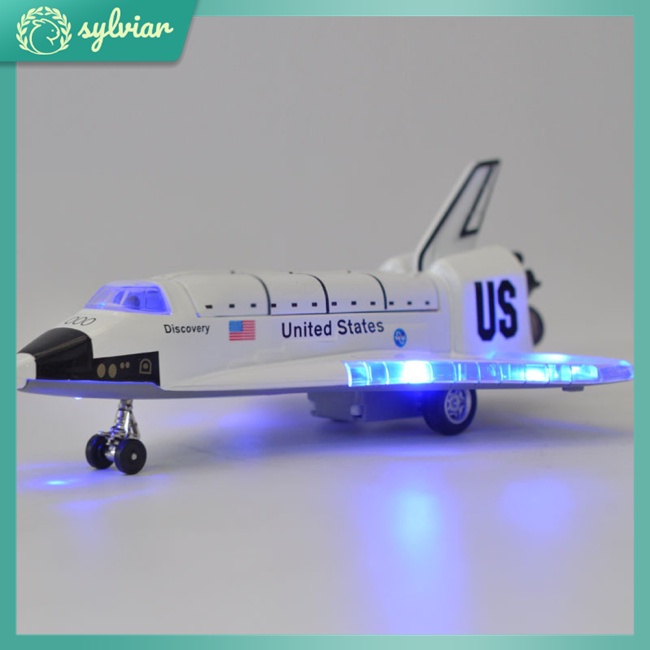 Mô Hình Tàu Con Thoi Bằng Hợp Kim 8 Inch Có Đèn Và Âm Thanh