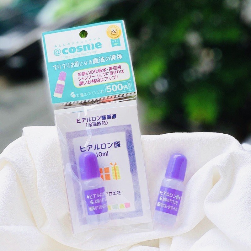 Tinh Chất Serum Dưỡng Da HYALURONIC ACID  Đậm Đặc 10ml Nội Địa Nhật