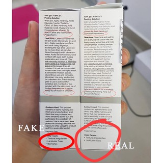 Serum peel da hoá học The Ordinary AHA 30% BHA 2% Peeling Solution (peel da the ordinary)