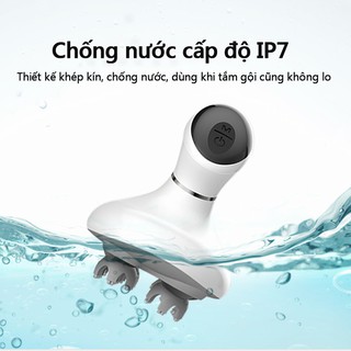 MSG06 Máy massage đầu 3D thông minh, chống nước