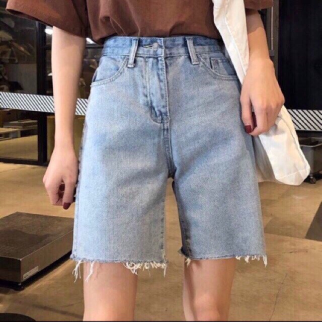 Quần Jeans Ngố Trơn Nữ 🌞 | BigBuy360 - bigbuy360.vn