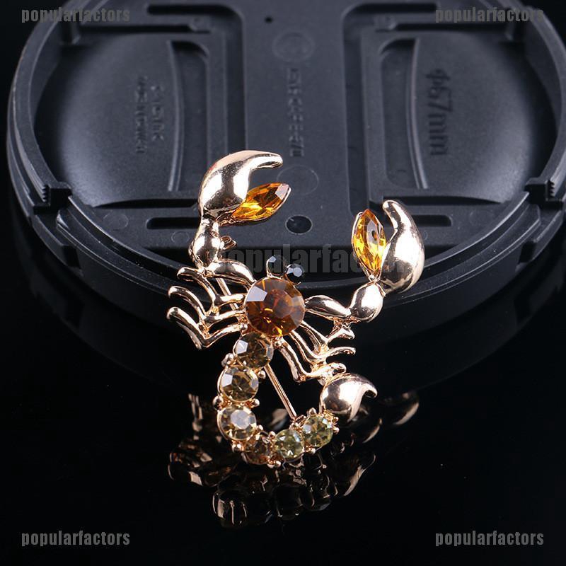 Trâm Cài Bọ Cạp Đính Đá Lấp Lánh