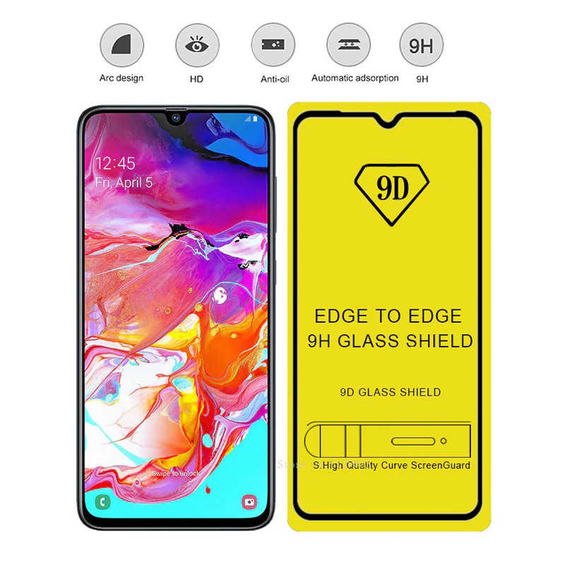 Miếng Dán Kính Cường Lực Full Màn Hình 9D Cho Samsung Galaxy A10s, A20s, A30s, A40s, A50s, A70s