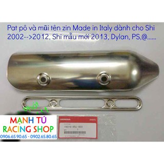 ỐP PÔ INOX CHO SH 2012-2019 VÀ SH Ý KÈM PÁT GẮN - 68Vv