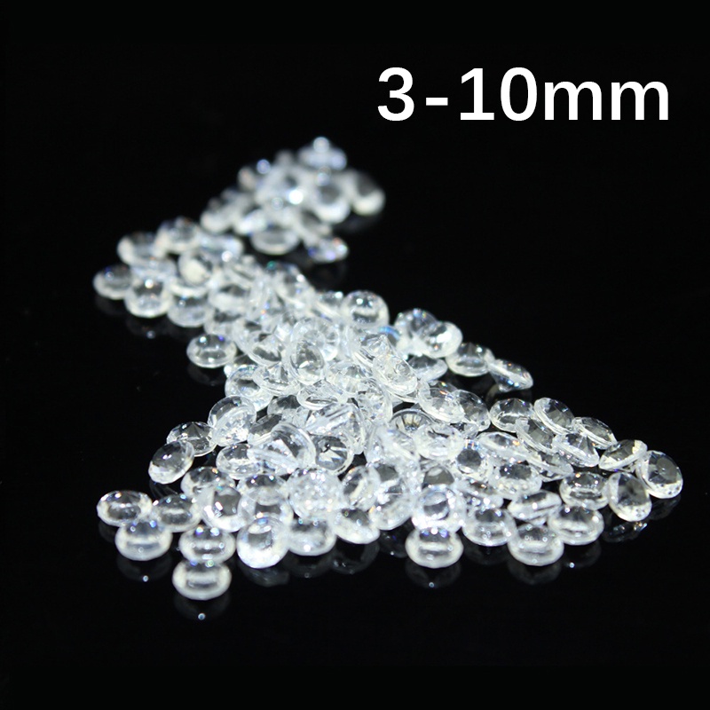 Bộ 1000 Viên Đá Pha Lê acrylic Trong Suốt 3-10mm Dùng Trang Trí