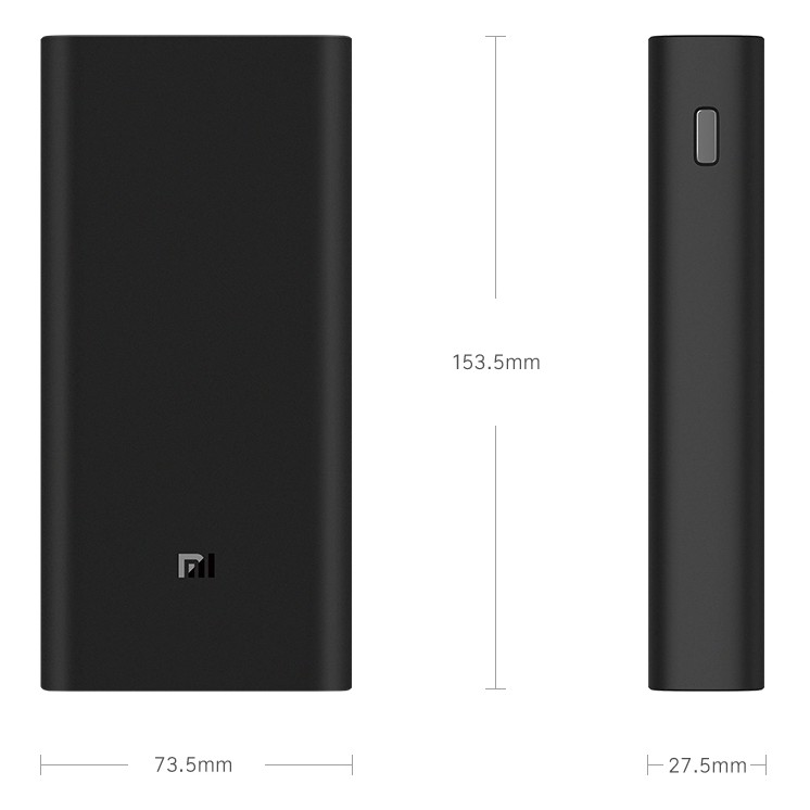 Pin sạc dự phòng 45W Gen 3 Xiaomi Powerbank  20000 mAh USB Type C Sạc nhanh cho iPhone iPad Samsung OPPO Dung lượng cao