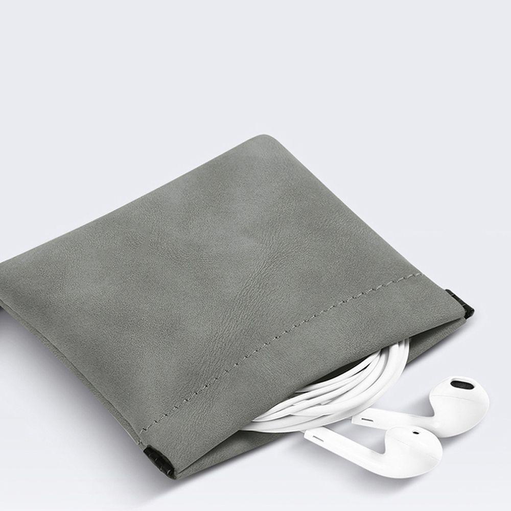 TAYLOR1 Anti-Dust Earphones Storage Bag Soft Earbuds Storage Bag USB Data Cable Organizer Portable Key Bag Coin Purse Small Bag Mini Purse Money Change Bag Memory Card Pouch/Multicolor