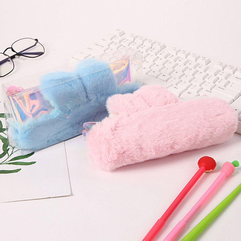 LAYOR1 Bóp Viết Hình Thỏ Nhồi Bông Dễ Thương Cho Bé Gái