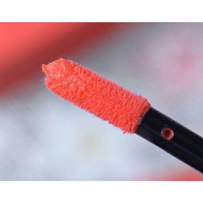 Son 3CE Velvet Lip Tint SaveMe màu san hô neon.