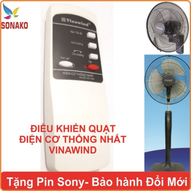 Điều khiển từ xa quạt winawind điện cơ thống nhất