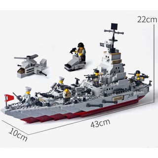Khối xây dựng tàu chiến BỘ ĐỒ CHƠI LEGO CHIẾN HẠM TUẦN DƯƠNG