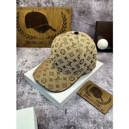 Nón kết, mũ lưỡi trai nam nữ LV Viền Da vải Kaki mịn thời trang cá tính chuẩn phong cách (Ảnh thật)