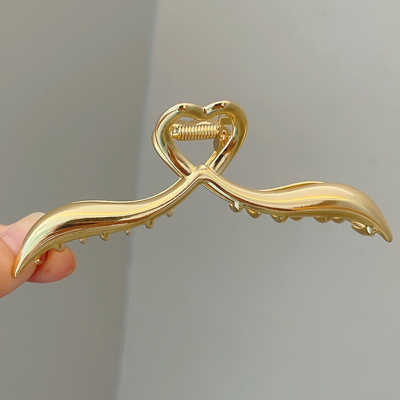 Kẹp Tóc Kim Loại Thiết Kế Đơn Giản Thời Trang Mùa Hè Cho Nữ