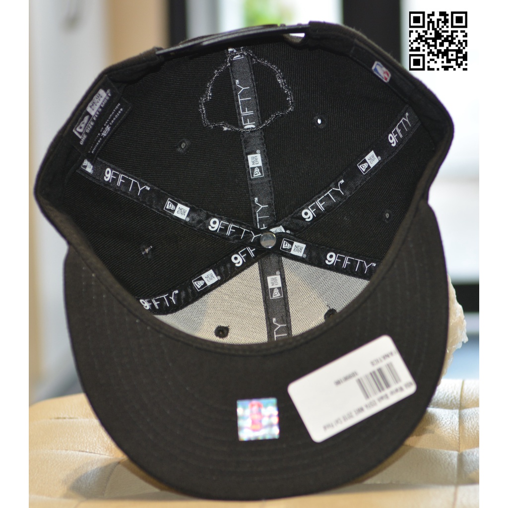 Mũ New_Er.a 9FIFT.Y black snapback thời trang chính hãng ,nón snapback đen xịn Warriors Champions