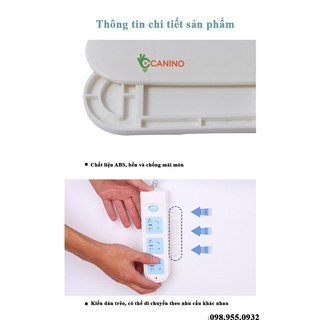 Miếng dán tường treo ổ cắm điện đa năng Canino tiện ích Không cân khoan bắt vít giữ thẩm mỹ cho ngôi nhà