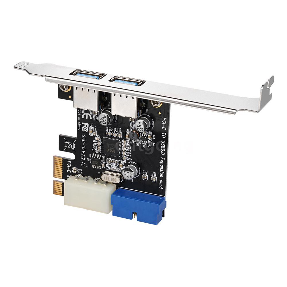 Card PCI-E 2 cổng USB 3.0 cao cấp tiện dụng kèm phụ kiện | WebRaoVat - webraovat.net.vn