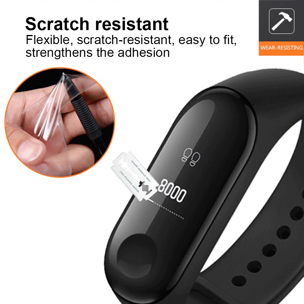 Miếng dán chống trầy bảo vệ màn hình HD cho Xiaomi Mi Band 2 3