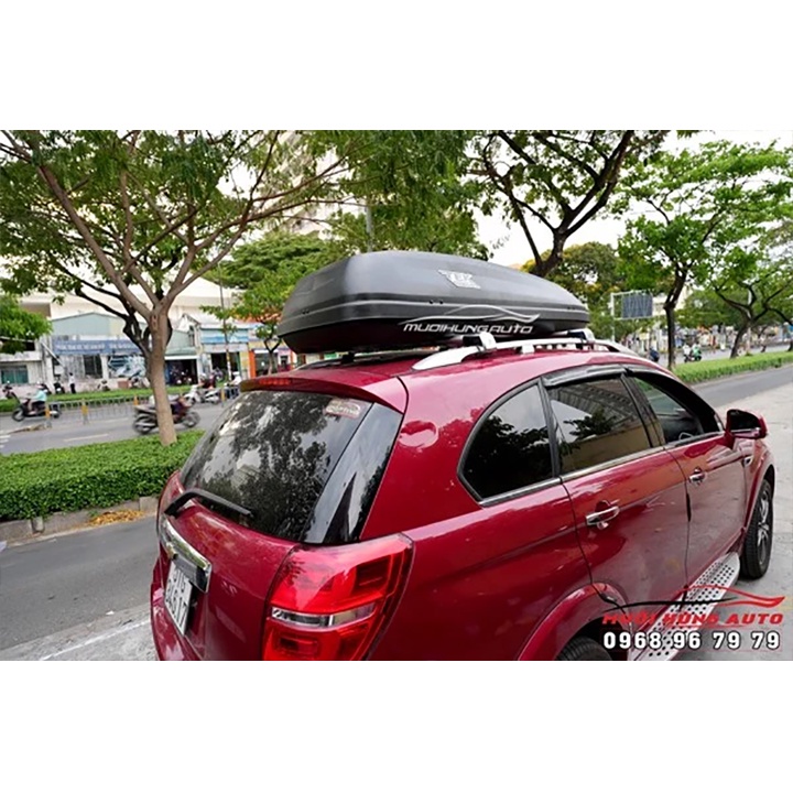COMBO Cốp Nóc Mui Kiểu Phi Thuyền & Baga 2 Thanh Ngang Dành Cho Xe Chevrolet Captiva 500L