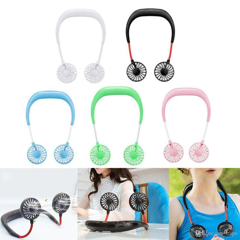 Quạt đeo cổ sạc usb